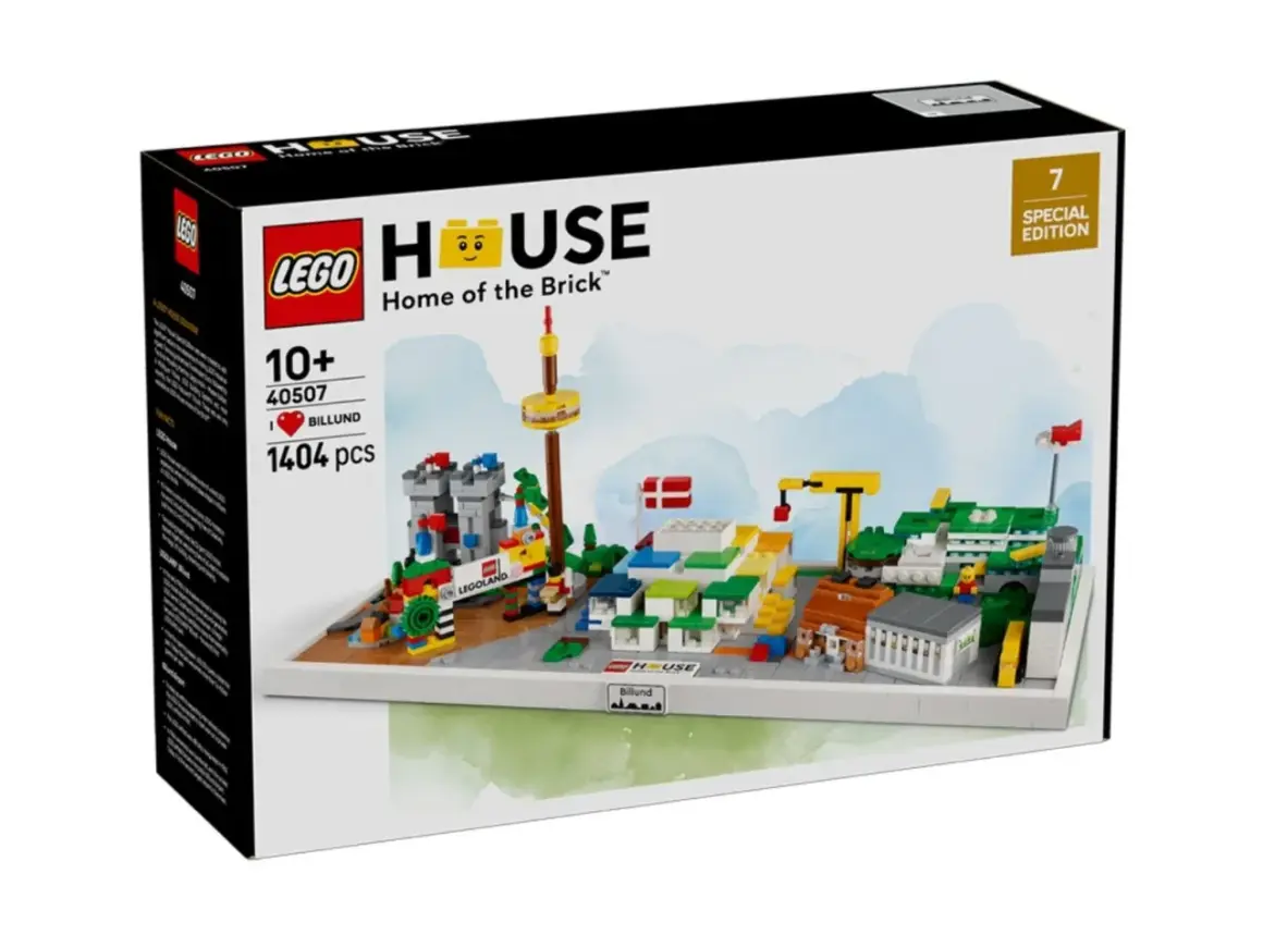 Zestaw LEGO 40507 z Billund, "Home of the Brick", 1404 elementy.