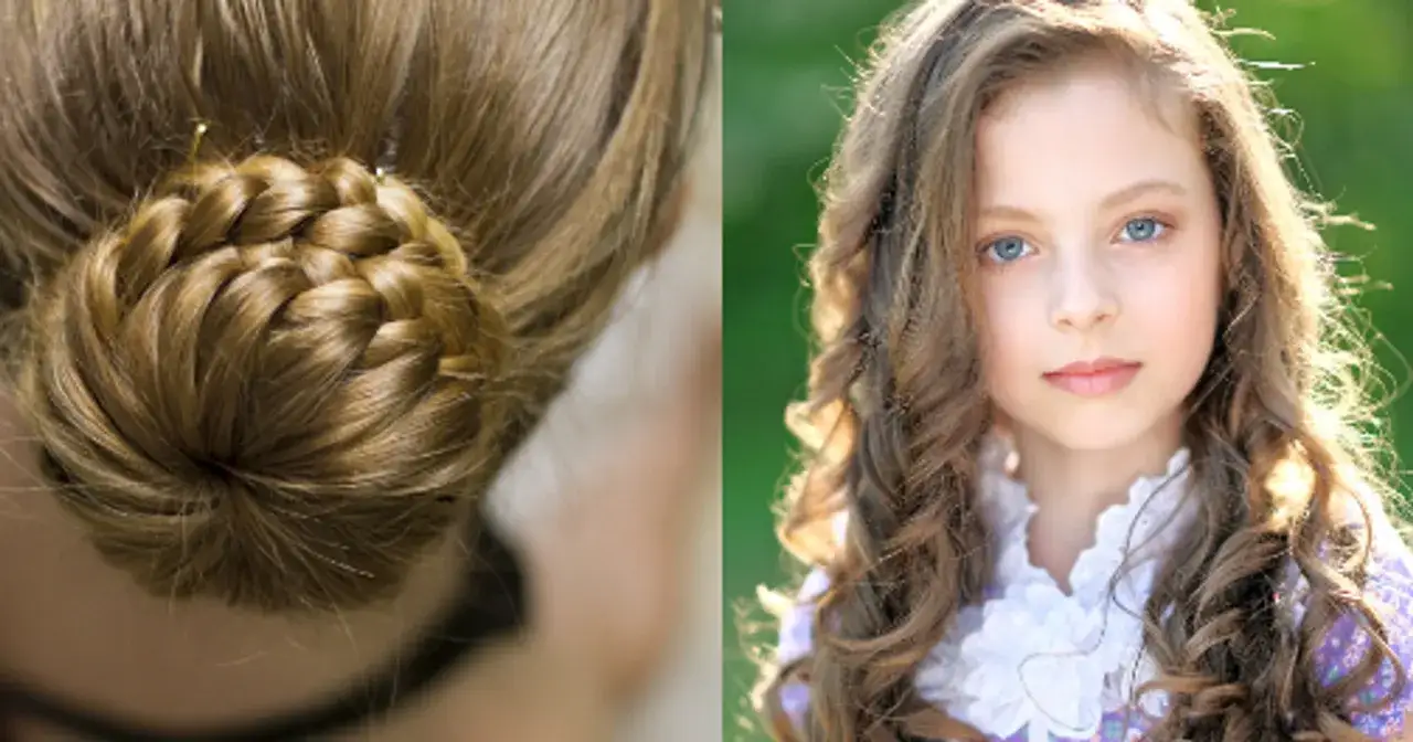 Eleganckie upięcie i loki – inspiracje na włosy dla dziewczyn.